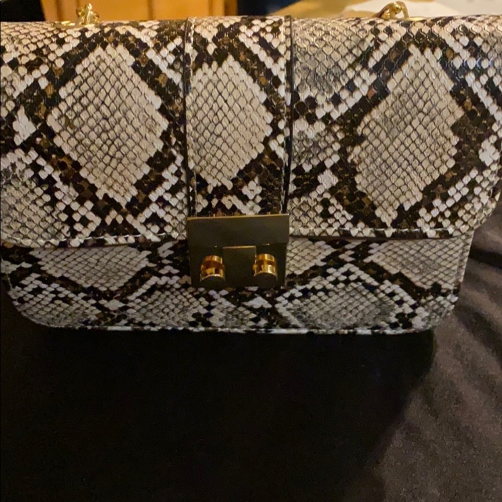 Beautiful snake skin bag
